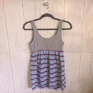 Mossimo Babydoll Stripe Top | SIZE M